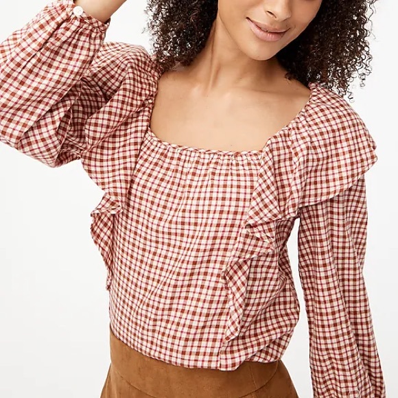 NWOT J. Crew Cotton Blouse - Picture 2 of 11